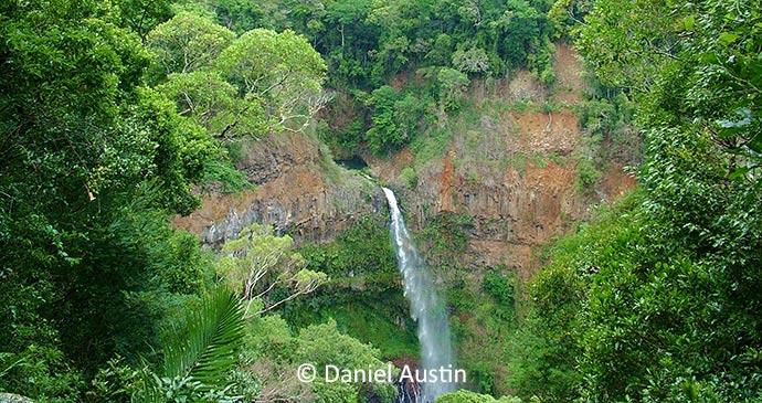 Waterfall in Montagne d’Ambre National Park in Madagascar