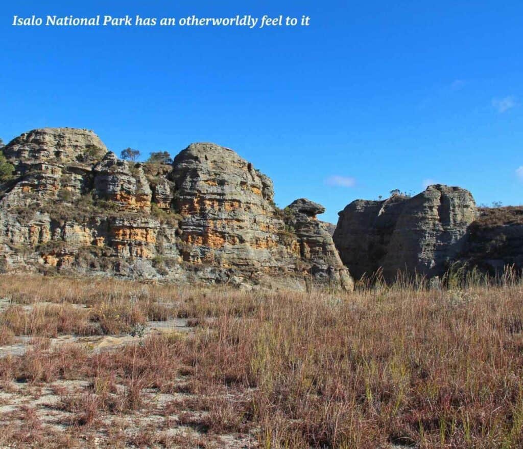 Rocky face at Isalo National Park, Madagascar