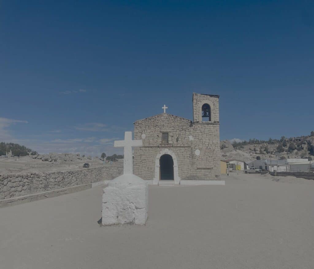 San Ignacnio Mission near Creel in Chihuahua State, Mexico