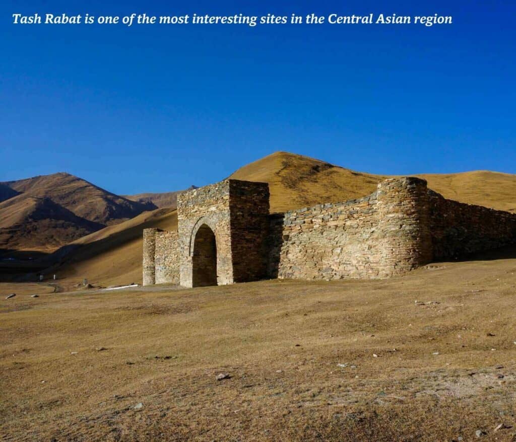 Entrance to Tash Rabat in Kyrgyzstan