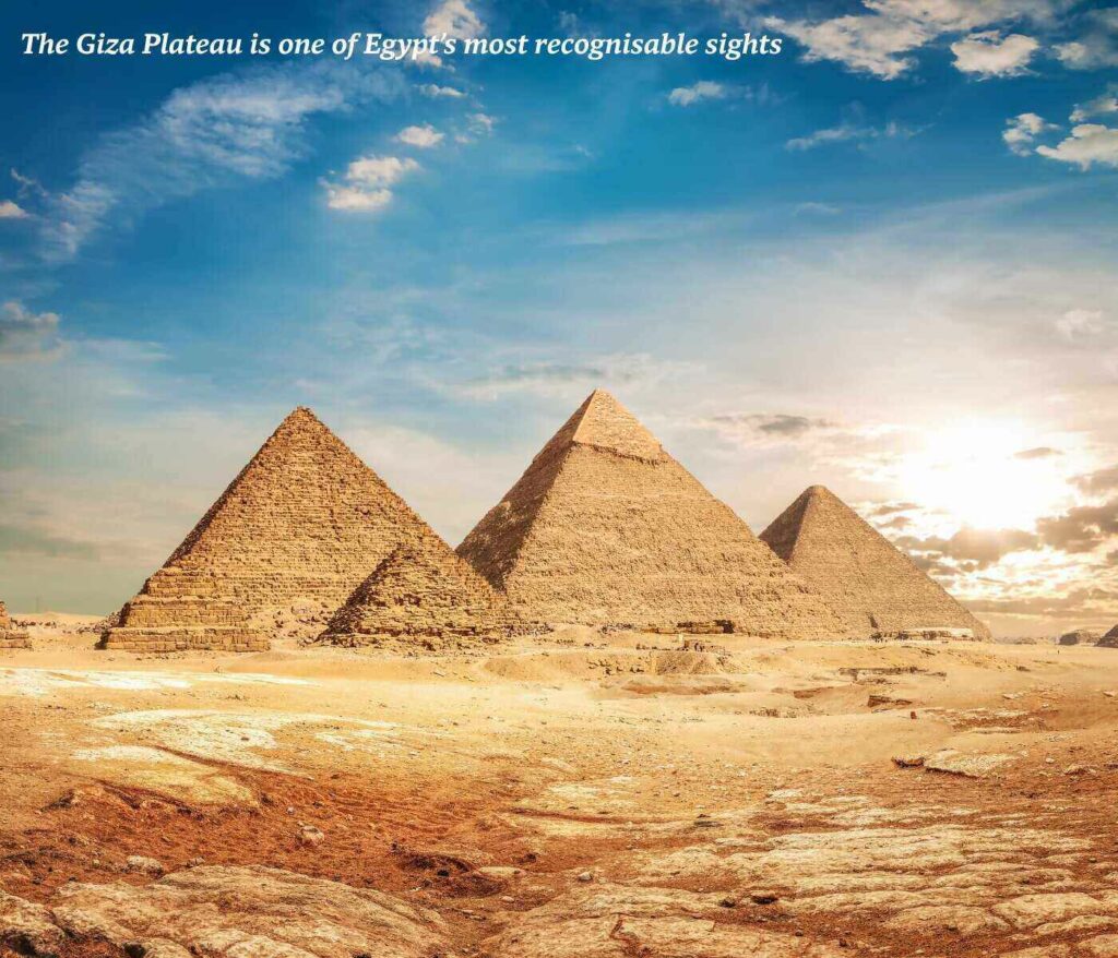 Pyramids of Giza in Egypt