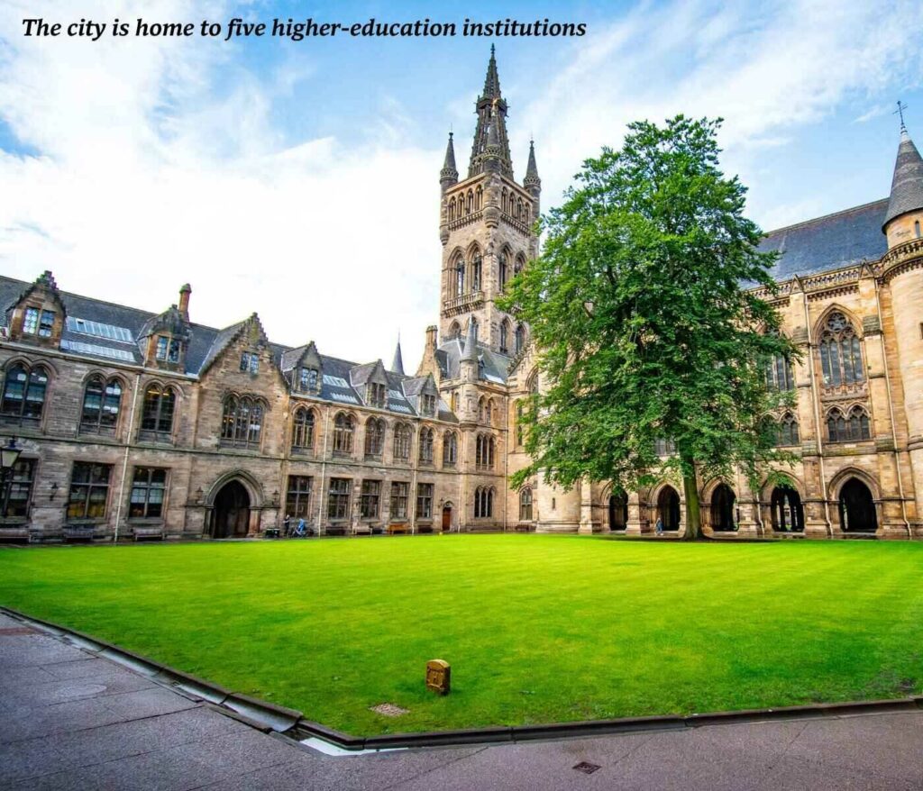 Quad at the University of Glasgow, Scotland