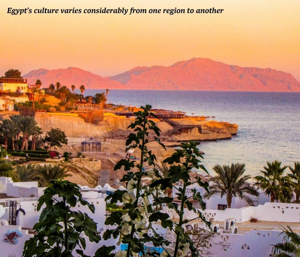 Sunset over the ocean in Sharm-el-Sheikh, Egypt