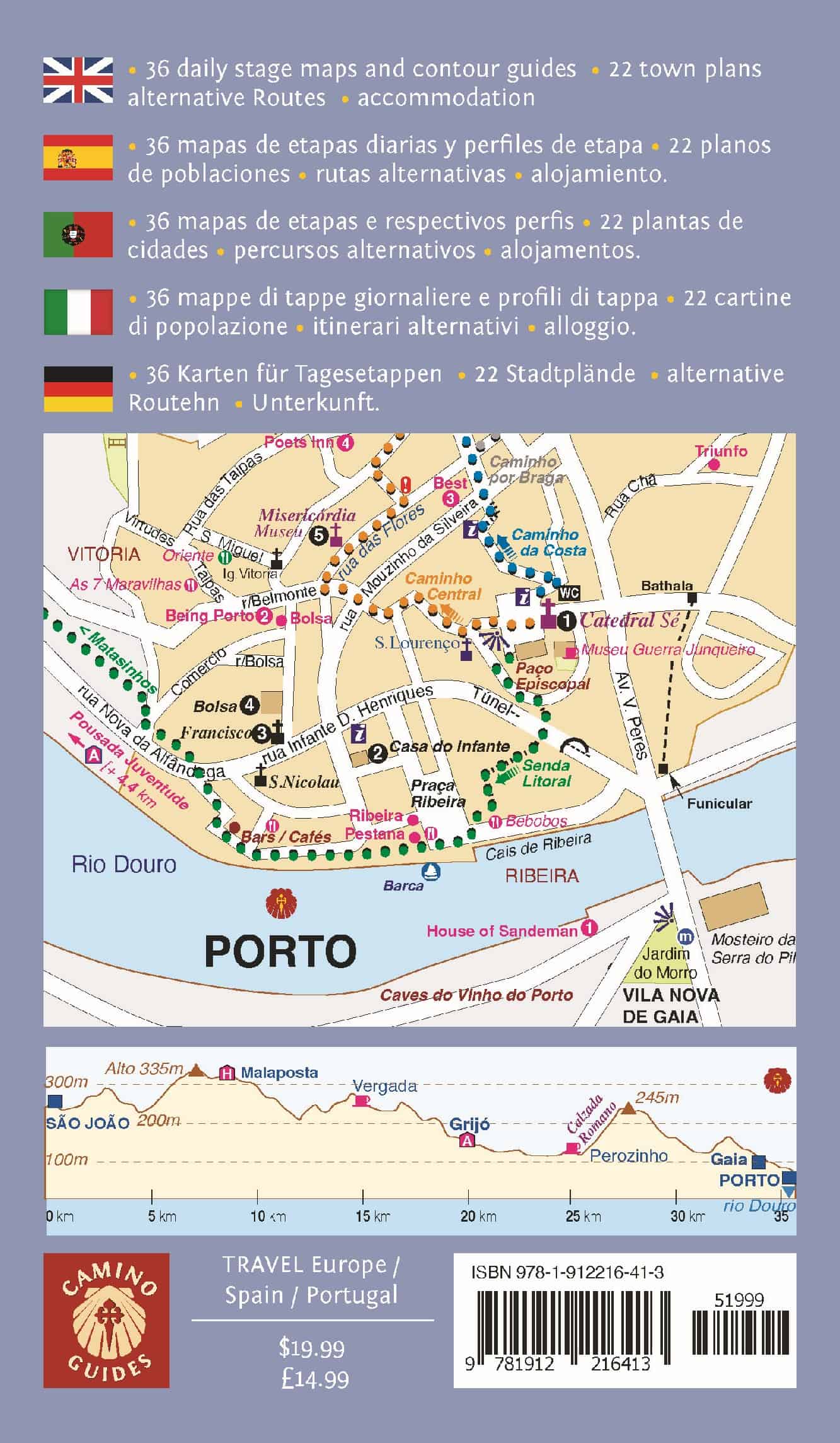 Camino Portugues Maps (Camino Guides) - NEW EDITION DEC 2026 - Image 2