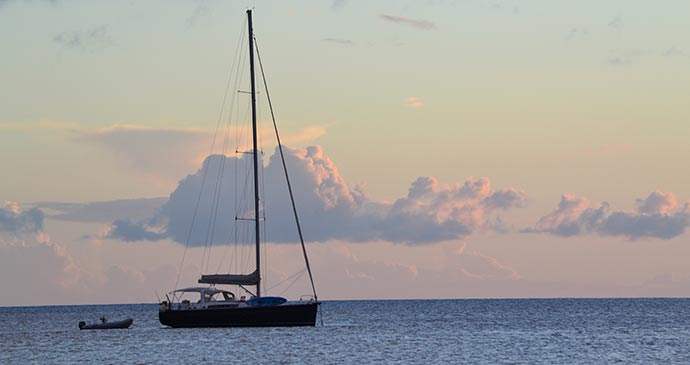 Boat at dusk © Adam Strange