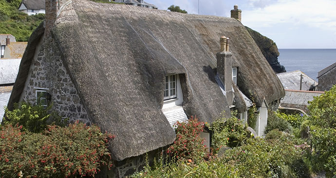 Cottage Cadgwith Cornwall England UK by David Hughes Shutterstock