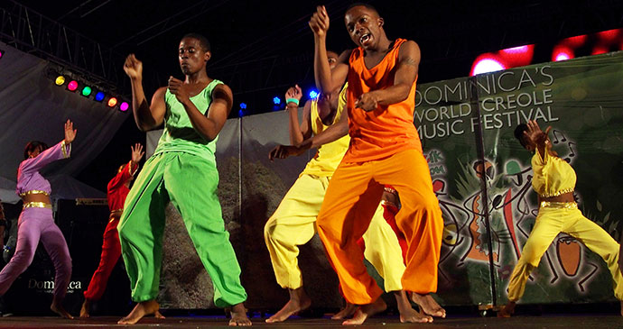 Dancers performing at the World Creole Music Festival © Paul Crask