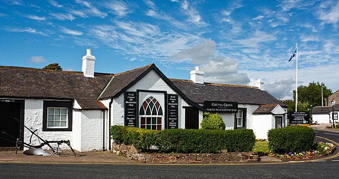 The World Famous Old Blacksmith’s Shop in Gretna Green © stocksolutions, Shutterstock