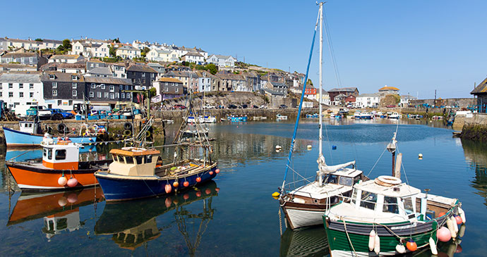 Mevagissey harbour Cornwall England UK by Mike Charles Shutterstock