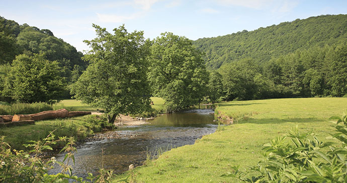 River Exe near Dulverton Devon England UK by cpphotoimages Shutterstock