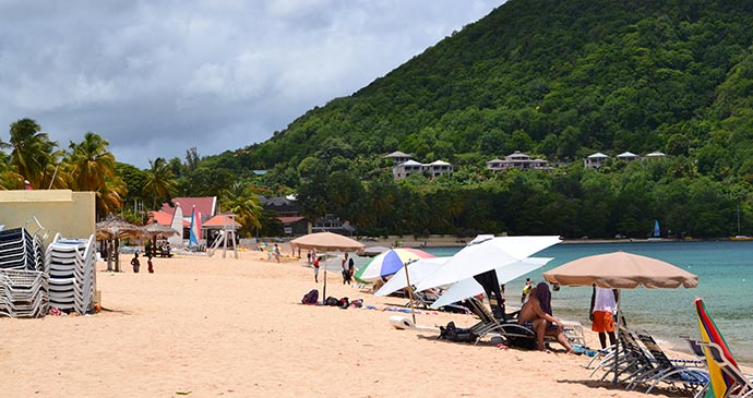 Rodney Bay beach © Adam Strange