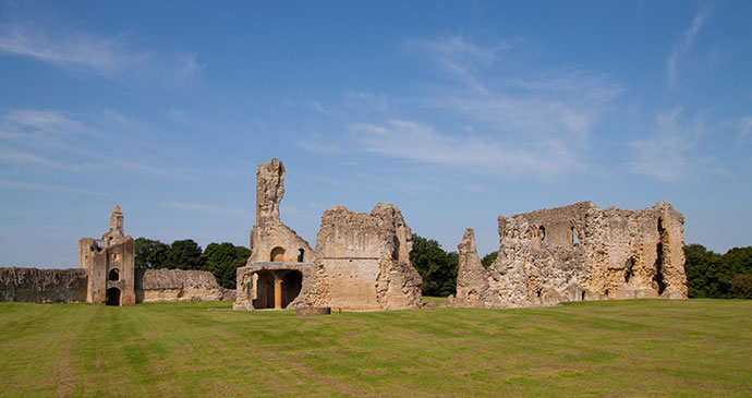 Sherborne Old Castle Dorset England UK by Chris Pole Shutterstock