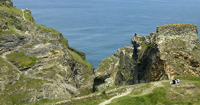 Tintagel Castle Cornwall England UK by David Hughes Shutterstock