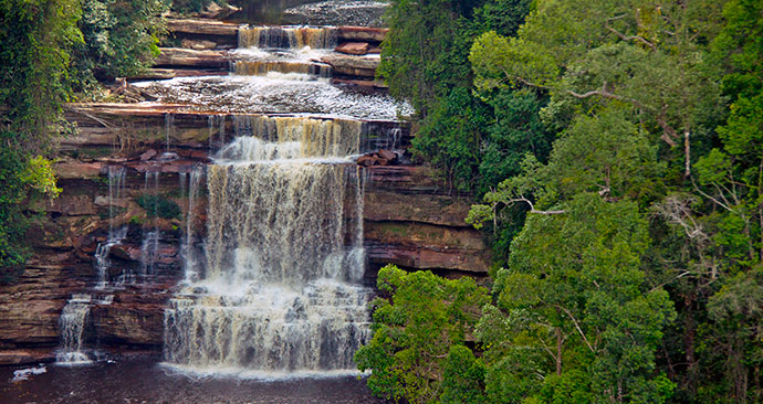 Maliau Falls, Sabah, Malaysia, Borneo, Asia by Sabah Tourism