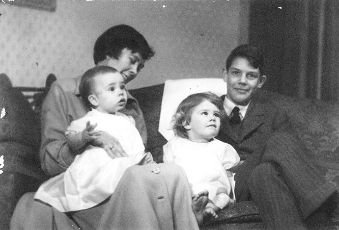 Jonathan Scott as a baby