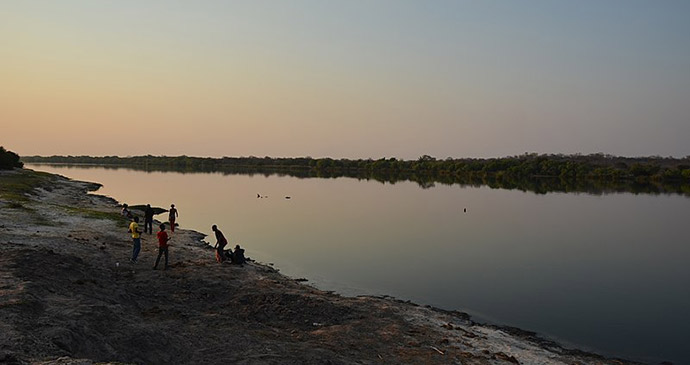 Chobe River, Kasane, Botswana by Pavel Špindler, Wikimedia Commons