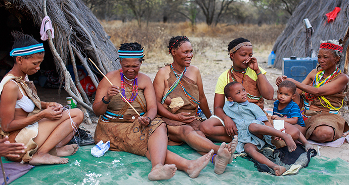 San people, Botswana by Gil.K, Shutterstock