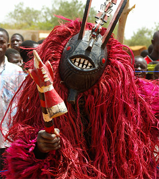 Mask Burkina Faso Africa by Katrina Manson and James Knight