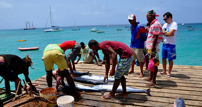 Fishermen, Santa Maria, Sal Island, Cape Verde