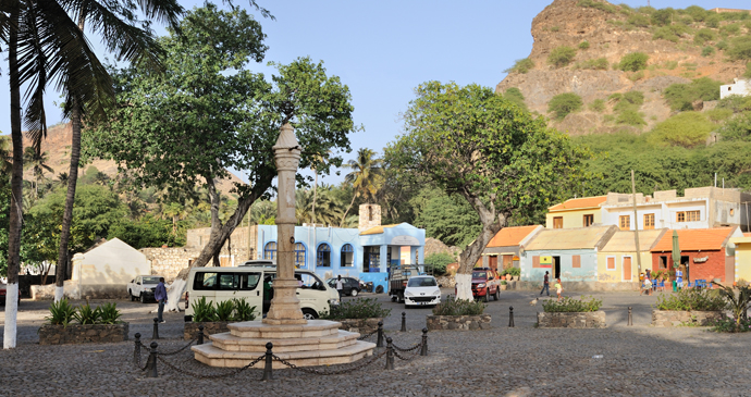 Pelourino Square in colourful Cidade Velha, Cape Verde