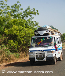 Local bus, The Gambia by Marco Muscarà