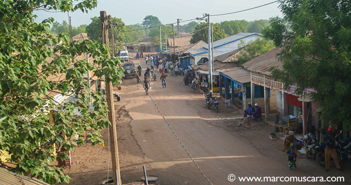 Main street, Basse Santa Su, The Gambia by Marco Muscarà, www.marcomuscara.com 