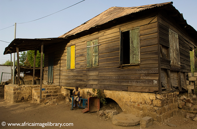 Creole house, Janjanbureh, The Gambia by Ariadne van Zandbergen 