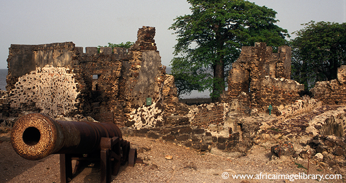 Remains of Fort James, James Island, The Gambia by Ariadne Van Zandbergen, www.africaimagelibrary.com