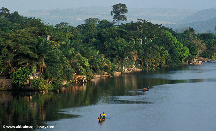 Volta river Ghana by Ariadne Van Zandbergen