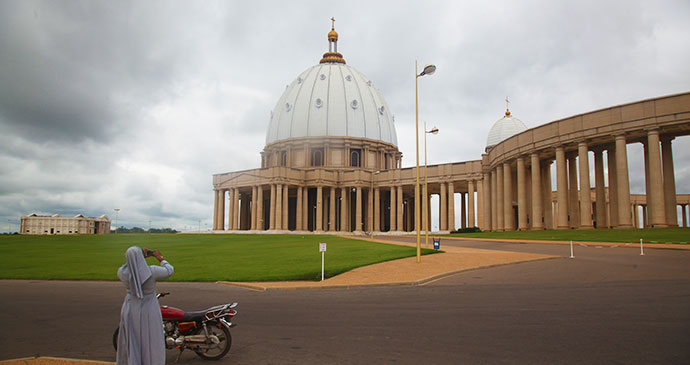 Basilique de Notre Dame de la Paix Yamoussoukro Ivory Coast by Alex Sebley