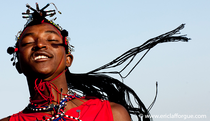 Maasai man Kenya Eric Lafforgue