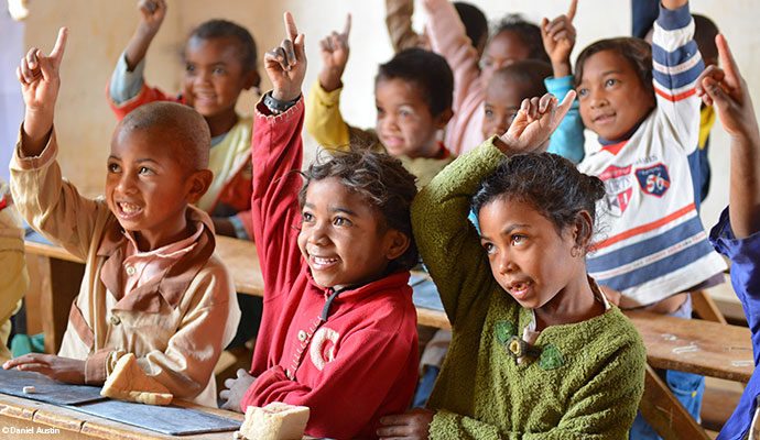 School children Madagascar by Daniel Austin