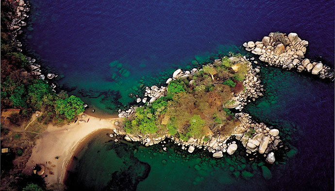 Mumbo Island Malawi by Malawi National Park, Africa island