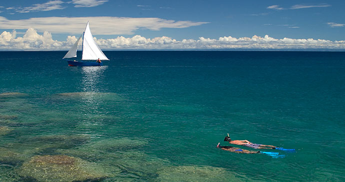 Snorkelling Likoma Island Malawi by Malawi Tourism 