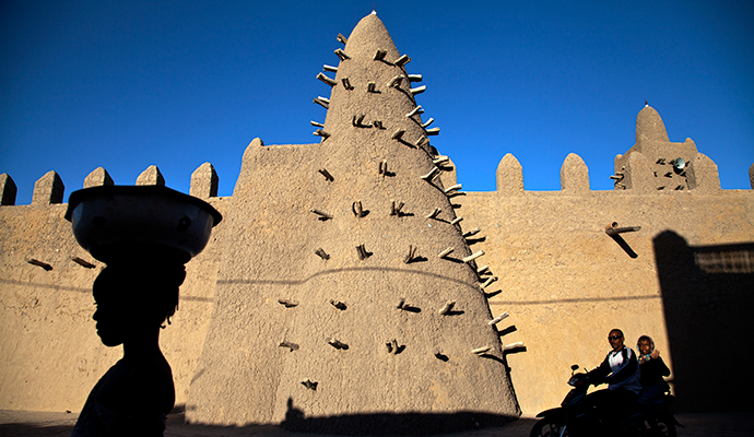 Djingareyber Mosque, Timbuktu Mali by United Nations Photo, Flickr