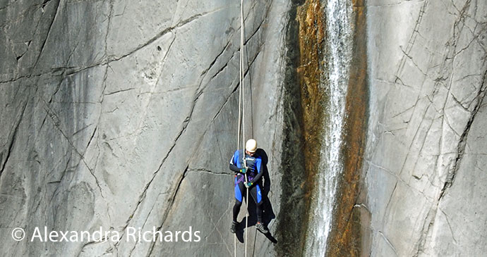 Canyoning Reunion by Alexandra Richards