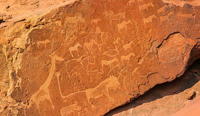 Twyfelfontein Damaraland Namibia by Jan-Dirk Hansen  Shutterstock