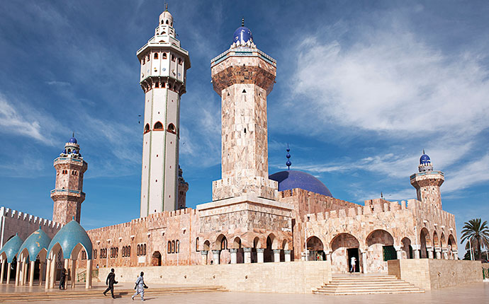 Great Mosque Touba Senegal by Franco Visintainer Wikimedia Commons