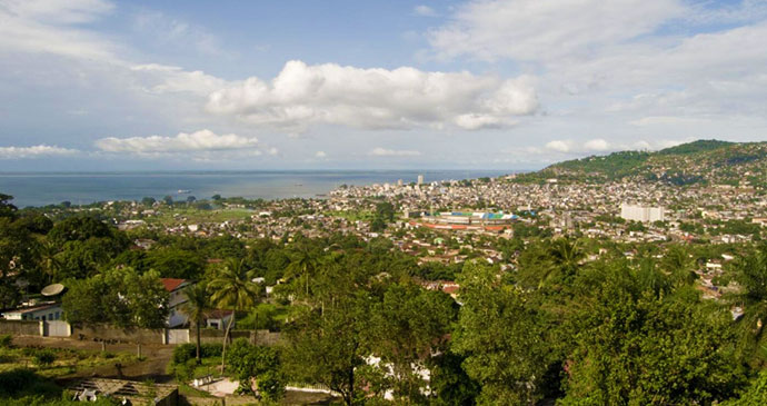 Freetown view Sierra Leone © National Tourist Board of Sierra Leone