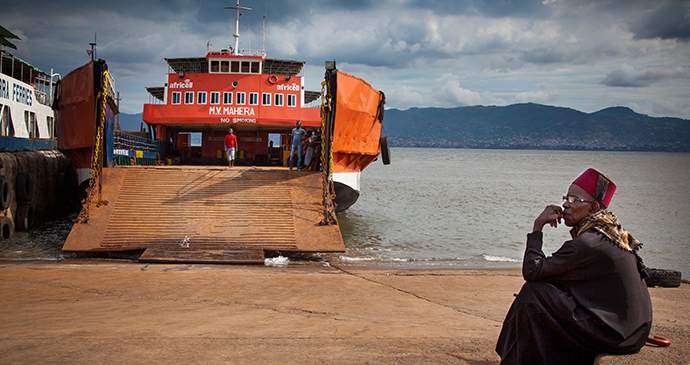 Freetown ferry at Aberdeen in Sierra Leone by robertonencini, Shutterstock
