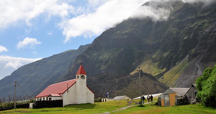 Church of St Joseph Tristan da Cunha by Adrian Turner
