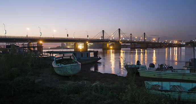 blue nile bridge khartoum sudan by anthon jackson shutterstock