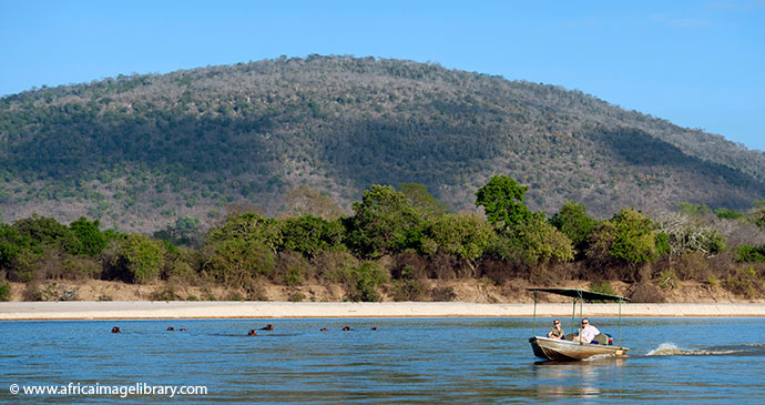 Rufiji River Selous Game Reserve Tanzania by Ariadne Van Zandbergen