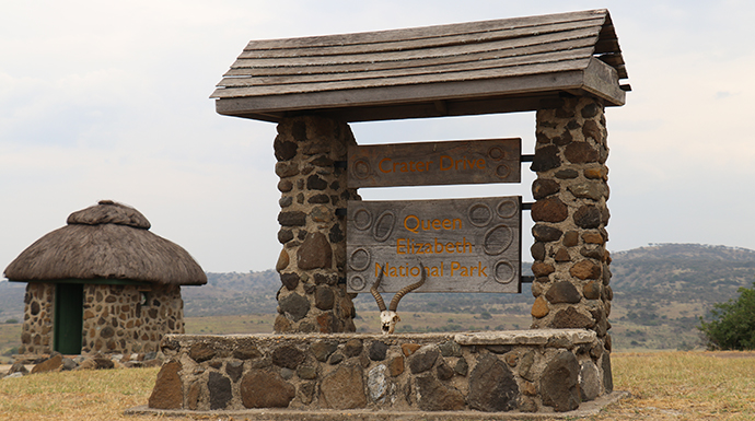 Welcome to Queen Elizabeth National Park © Dom Tulett