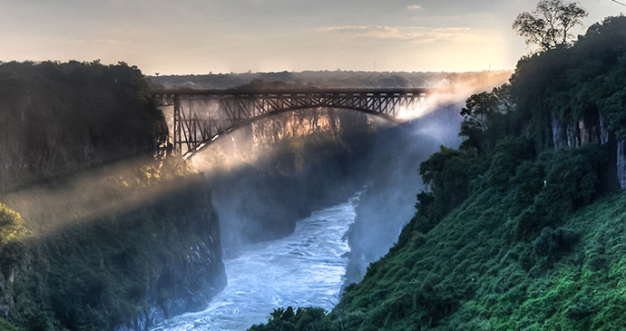 Victoria Falls bridge bungee jump Zimbabwe Zambia by Demerzel, Dreamstime