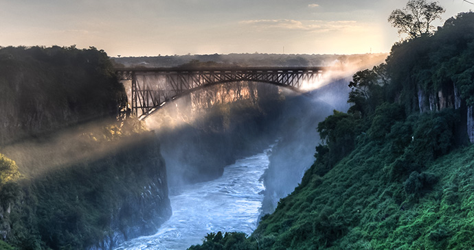 Victoria Falls bridge bungee jump Zimbabwe Zambia by Demerzel, Dreamstime