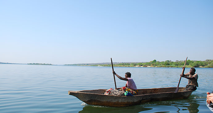 Canoe safari Zambia by Tricia Hayne