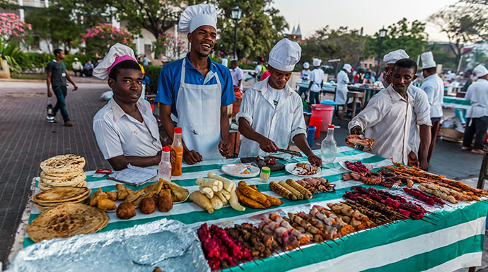 Forodhani Night Market Stone Town Zanzibar Tanzania by Pajac Slovensky Shutterstock best markets in the world