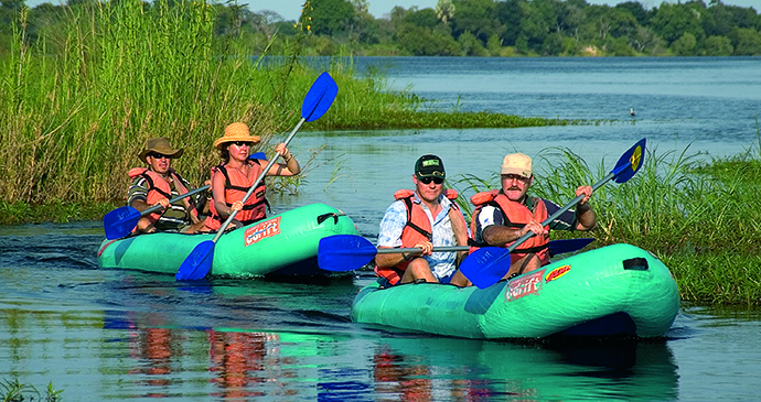 Canoeing, the Zambezi, Zimbabwe by Wild Horizons