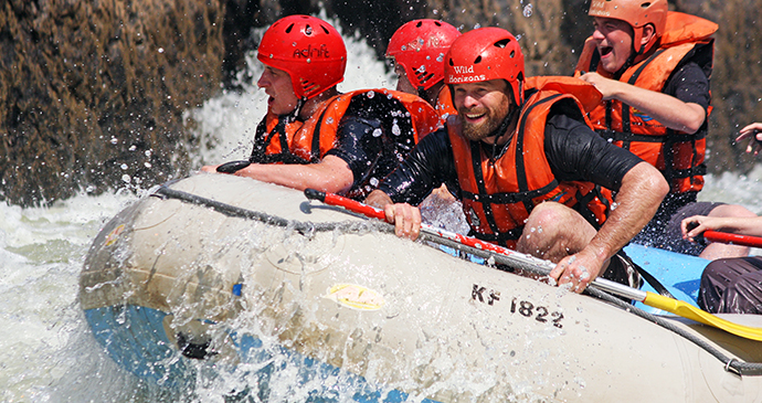 White-water rafting, Zambezi, Zimbabwe by Wild Horizons